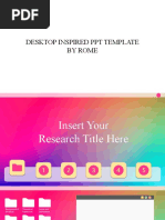 Desktop PPT Template