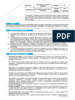 Procedimiento Seguridad y Salud en El Trabajo. VR 03. 11 05 2022