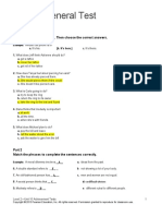 Examen Ingrles 6