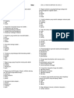 Soal Latihan 1 Olimpiade Ipa SD Level 2 (4-6)