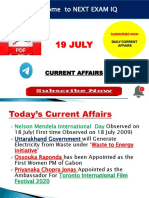 19 July Week Edition