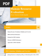 Human Resource Evaluation - SHRM