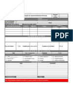 NR 01 - Ficha para Comunicação de Acidentes