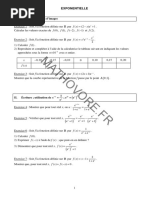 Exercices Exponentielle Terminale S Maths