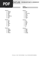 Focus3 2E Vocabulary Quiz Unit5 GroupA B ANSWERS