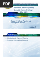 Chapter 1 Highway Planning