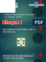 Bloque I Psicología