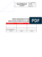 Sw-Pr-Seg-04 Procedimiento de Reconocimiento Laboral