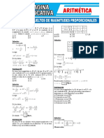 Ejercicios Resueltos de Magnitudes Proporcionales Pagina Educativa