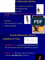 1 Simple Harmonic Motion