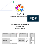 SOP 14 Verifikasi TUK Sewaktu