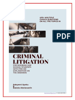 MCQS, Criminal Litigation