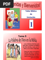 Taller de Biblia de Iniciación