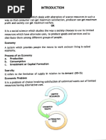 Economics Introduction