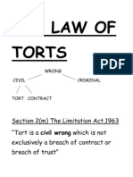 The Law of Torts