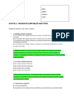 Revision de Compta Analytique