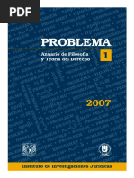 Problema 1 - Anuario de Filosofía y Teoría Del Derecho - UNAM 2007