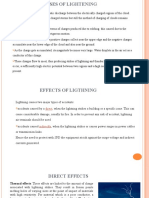 Causes and Effects of Lightening