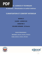 Cours de Climatisation Et Confort Intérieur-LICGCI-eBook en Ligne