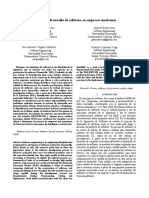 Proceso de Desarrollo de Software en Empresas Mexicanas