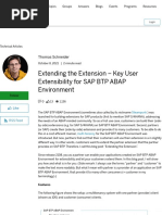 Extending The Extension - Key User Extensibility For SAP BTP ABAP Environment