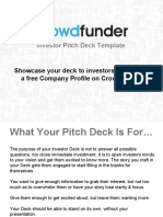 Investor Pitch Deck Template