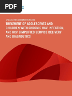 Treatment of Adolescents and Children With Chronic HCV Infection, and HCV Simplified Service Delivery and Diagnostics