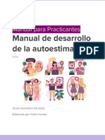 Manual Manejo Del Desarrollo Del Autoestima 2022