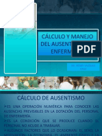 Calculo y Manejo Del Ausentismo