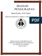 Buat Jemaat - Pengurapan - 20 Juni 2022