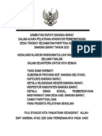 Sambutan Pelatihan Bkad Parittiga