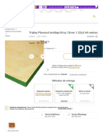 7 - Triplay Plywood Moldaje B - CP 12mm 1.22x2.44 Metros - Promart