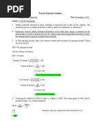 Moong - Assignment in Concentration of Solution