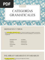 Apuntes Categorias Gramaticales