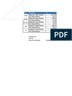 CDU Unit Volume Hold Up