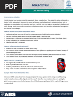 No 7 TBT Cell Phone Safety 