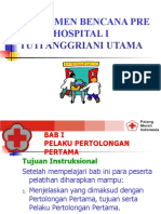 TK 2 Kemenkes Bencana Pre Hospital