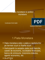 Dokumen - Tips Prezentare Power Point Piata Monetara Si Politici Monetare