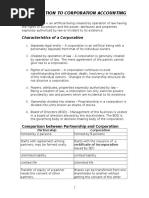 1 Corporation Accounting Introduction