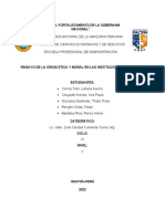 Ensayo Deontología - Crisis Etica en Las Instituciones Públicas