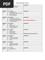 2022 2023 - Weekplanner HAVO 5