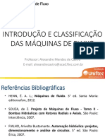 Introdução e Classificação Das Máquinas de Fluxo