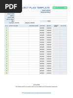 Project Plan Template Polaris