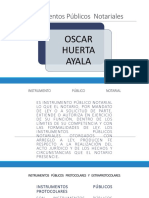 Los Instrumentos Públicos Notariales