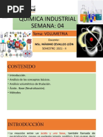 Semana 04 Quìmica Industrial