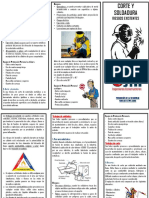 Triptico Riesgos en Trabajos en Caliente