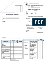 SF 9 ES Learners Progress Report Card