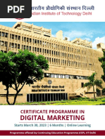 Iitd DM Brochure