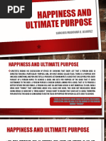 Happiness and Ultimate Purpose - SMVALVAREZ