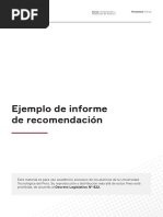 Semana 05 - Ejemplo de Informe de Recomendación